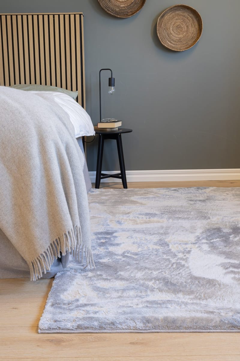 Cozy Ryamatta 240x340 cm Rektangulär - Silver - Products - Textil & mattor - Matta - Modern matta - Ryamatta