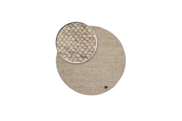 Skagen Ullmatta 200 cm Rund - Sandmelange - Products - Textil & mattor - Matta - Modern matta - Ullmatta