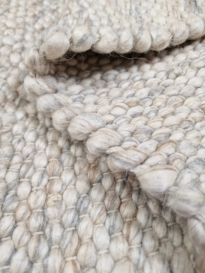 Skagen Ullmatta 75x150 cm Rektangulär - Sandmelange - Products - Textil & mattor - Matta - Modern matta - Ullmatta
