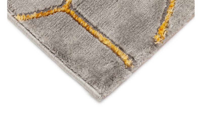 Skravelsbo Cube Matta 240x340 cm - Antracit/Guld - Products - Textil & mattor - Matta - Modern matta - Wiltonmatta