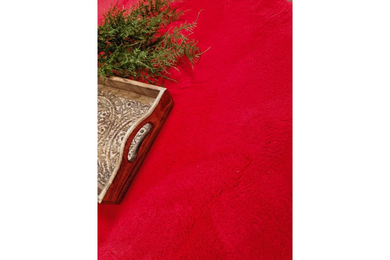 Soft Wiltonmatta Rund 120 cm - Röd - Products - Textil & mattor - Matta - Modern matta - Wiltonmatta