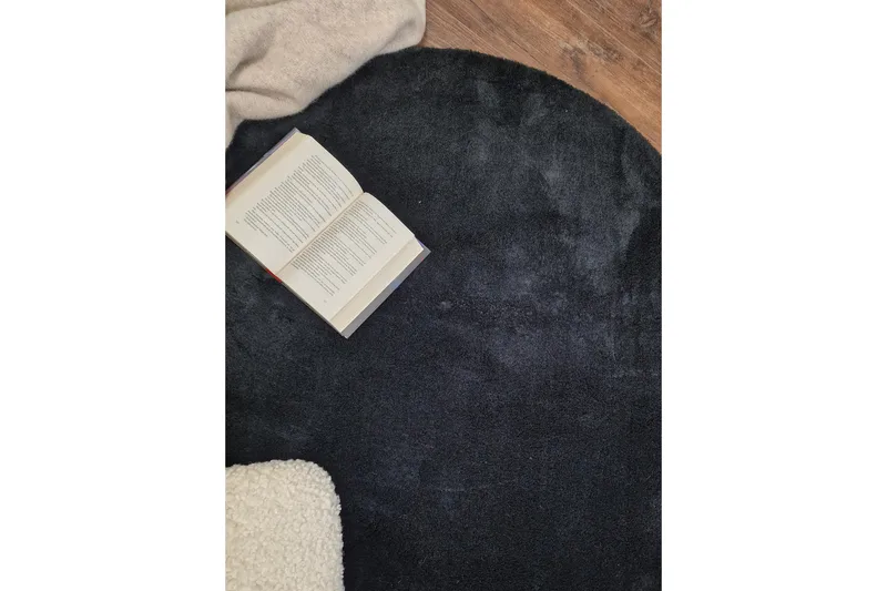Soft Wiltonmatta Rund 200 cm - Svart - Products - Textil & mattor - Matta - Modern matta - Wiltonmatta