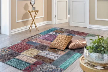 Patchham Patchworkmatta 300x400 cm - Flerfärgad - Products - Textil & mattor - Matta - Orientalisk matta - Patchwork matta