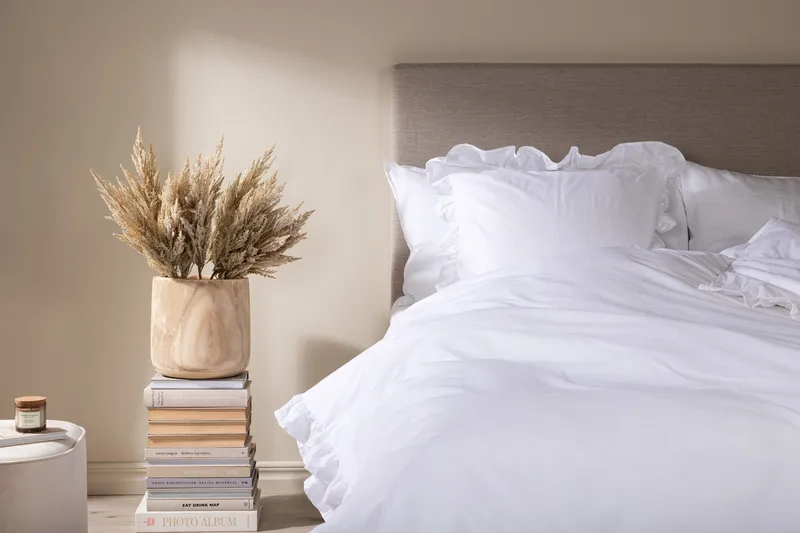 Levi Bäddset 2-Dels 150x200/50x60 cm - Vit - Products - Textil & mattor - Sängkläder - Bäddset & påslakanset - Påslakanset dubbelsäng