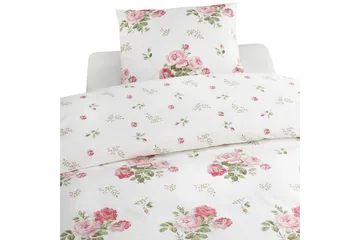 Påslakanset Enkelsäng 2-Dels New Dawn Rosa - Borganäs of Sweden - Products - Textil & mattor - Sängkläder - Bäddset & påslakanset - Påslakanset dubbelsäng