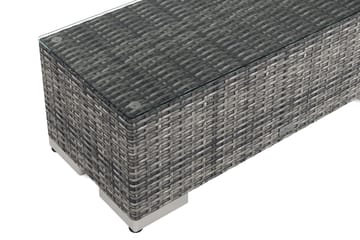 Bahamas Avslut utomhus 38x90 cm - Grå - Products - Utemöbler & utemiljö - Övrigt utemöbler - Moduler utesoffa