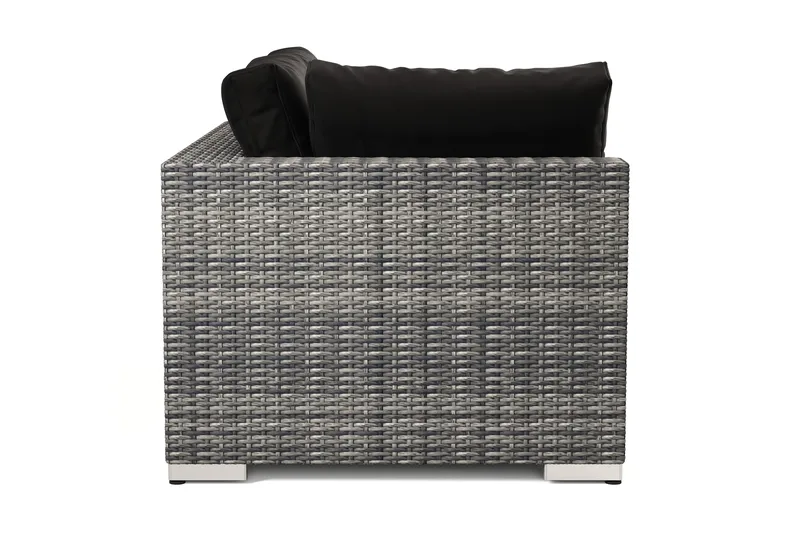 Bahamas Högermodul utomhus 140 cm i konstrotting - Grå - Products - Utemöbler & utemiljö - Övrigt utemöbler - Moduler utesoffa