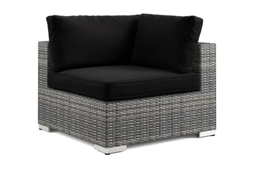 Bahamas Hörnmodul utomhus i konstrotting - Grå - Products - Utemöbler & utemiljö - Övrigt utemöbler - Moduler utesoffa