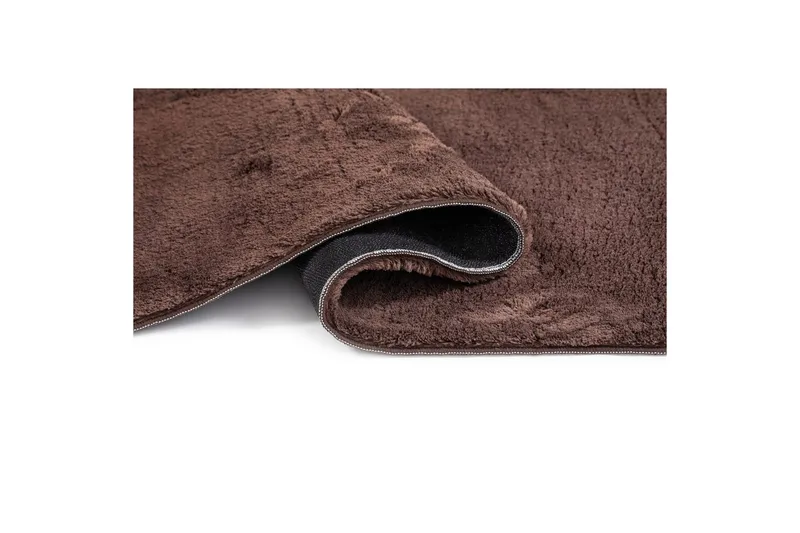 Tvättbar Matta Soft Rund - 160x160 cm, Choklad - Products - Utemöbler & utemiljö - Balkong & altan - Balkonggolv - Plastmatta balkong