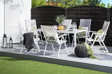 Catania Trädgårdsstol 6 St 44 cm - Grå - Products - Utemöbler & utemiljö - Balkong & altan - Balkongmöbler - Balkongstol