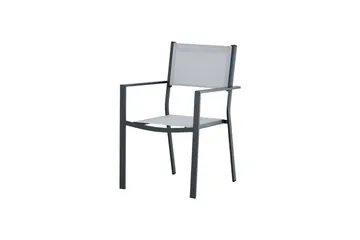 Copacabana Karmstol Utomhus Stapelbar - Svart/Grå - Products - Utemöbler & utemiljö - Balkong & altan - Balkongmöbler - Balkongstol