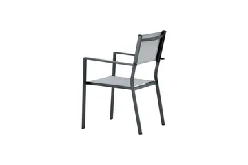 Copacabana Karmstol Utomhus Stapelbar - Svart/Grå - Products - Utemöbler & utemiljö - Balkong & altan - Balkongmöbler - Balkongstol