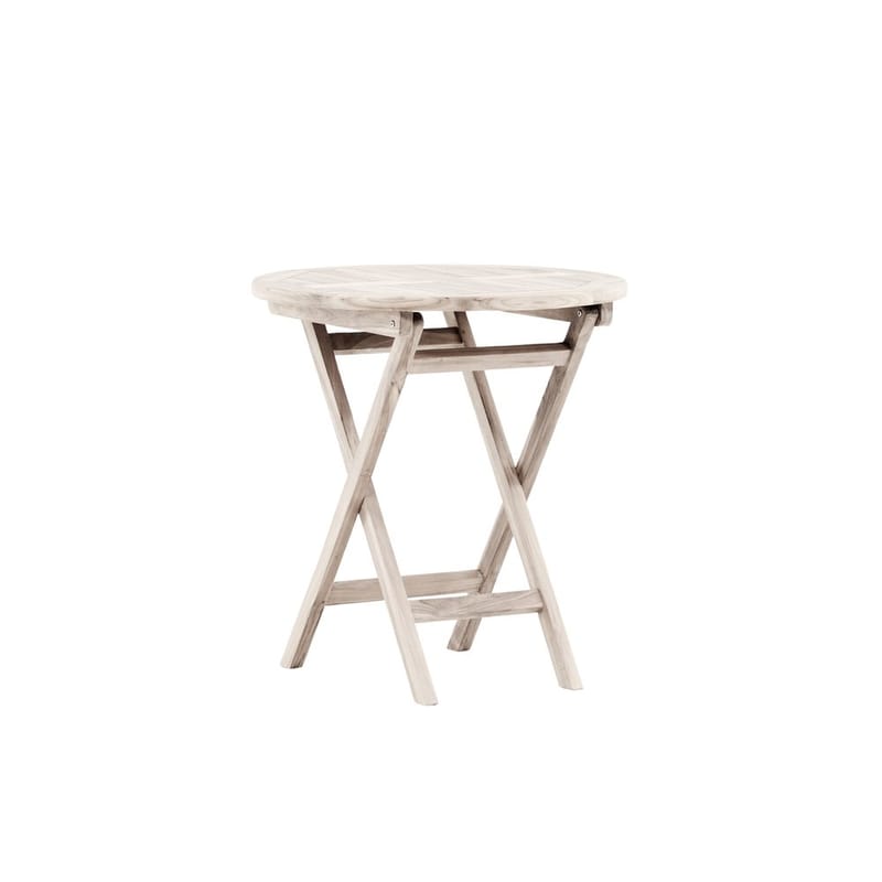 Kenya Cafébord 70 cm - Whitewash - Products - Utemöbler & utemiljö - Balkong & altan - Balkongmöbler - Balkongbord