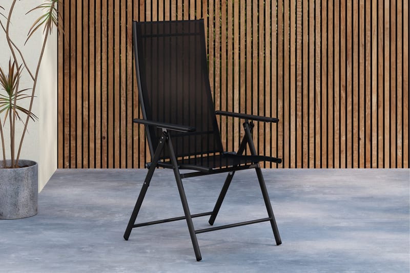 Levanzo Karmstol Utomhus - Svart - Products - Utemöbler & utemiljö - Balkong & altan - Balkongmöbler - Balkongstol