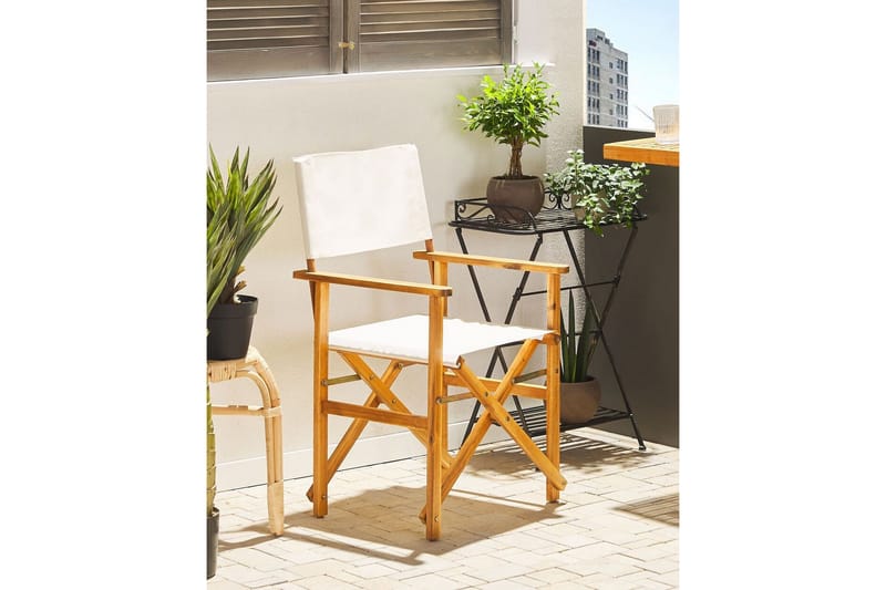 Salve Karmstol Utomhus - Ljusbrun/Vit - Products - Utemöbler & utemiljö - Balkong & altan - Balkongmöbler - Balkongstol