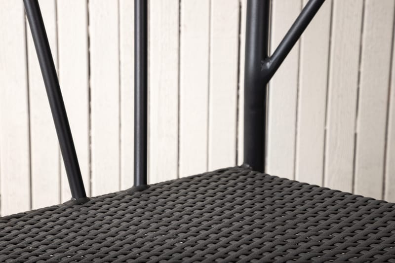 Stina Karmstol Utomhus - Svart - Products - Utemöbler & utemiljö - Balkong & altan - Balkongmöbler - Balkongstol