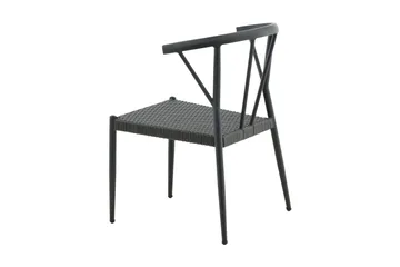 Stina Karmstol Utomhus - Svart - Products - Utemöbler & utemiljö - Balkong & altan - Balkongmöbler - Balkongstol