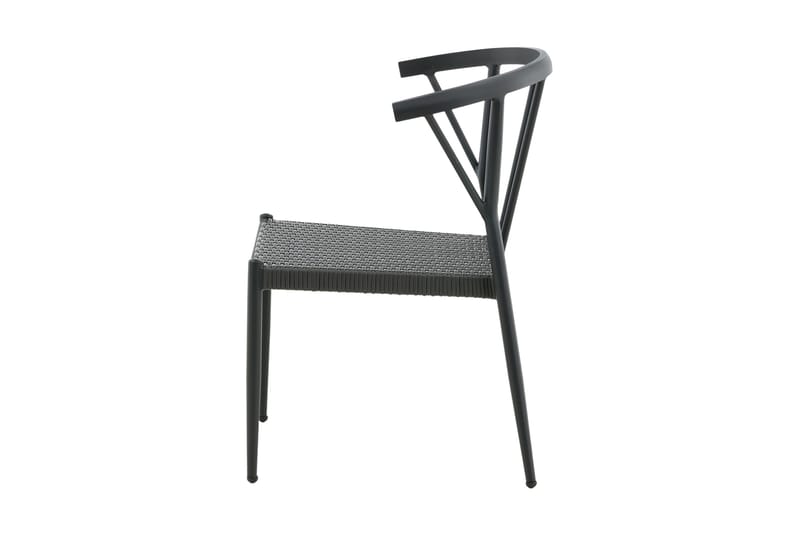 Stina Karmstol Utomhus - Svart - Products - Utemöbler & utemiljö - Balkong & altan - Balkongmöbler - Balkongstol