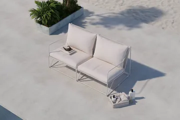 Usteryd 2 sits Loungesoffa - Products - Utemöbler & utemiljö - Balkong & altan - Balkongmöbler - Balkongsoffa