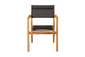 Venice Matstol Utomhus Stapelbar - Svart - Products - Utemöbler & utemiljö - Balkong & altan - Balkongmöbler - Balkongstol