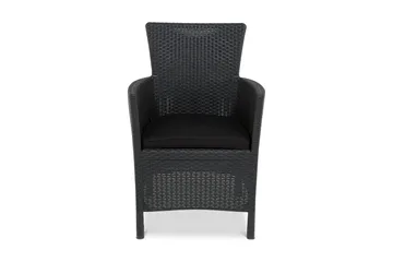 Lady Sittdyna - Svart - Products - Utemöbler & utemiljö - Dynor - Sittdyna & ryggdyna utemöbler