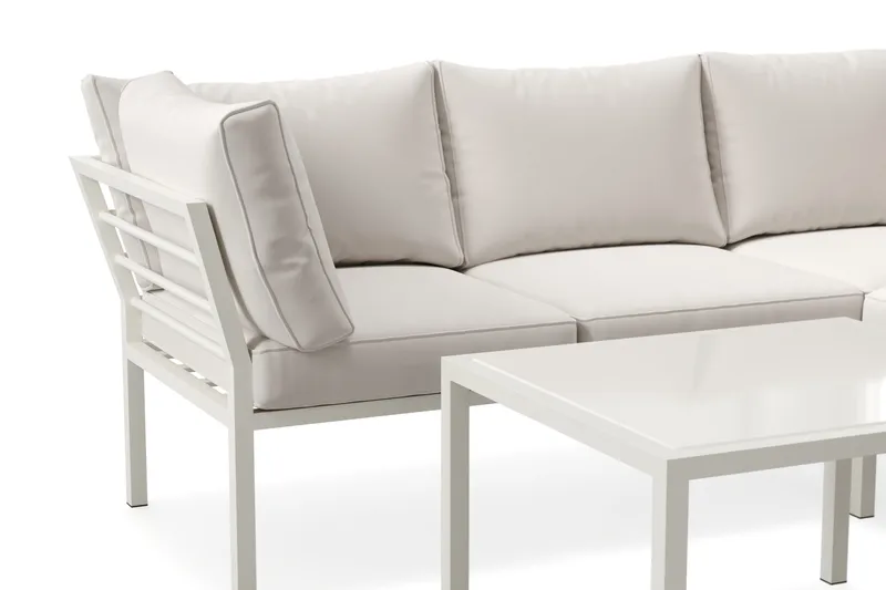 Ariany Hörnsoffa Utomhus  5-sits - Beige - Products - Utemöbler & utemiljö - Loungemöbler - Loungeset & loungegrupp