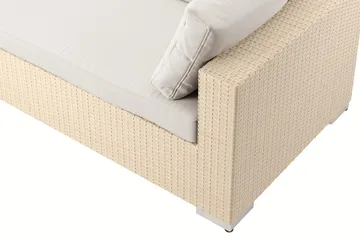 Bahamas L-formad utesoffa vänster, 6-sits med bord och hylla - Beige - Products - Utemöbler & utemiljö - Loungemöbler - Loungeset & loungegrupp