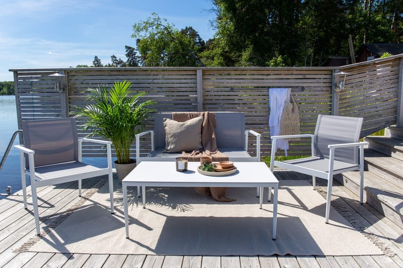 Break Loungegrupp Utomhus 4-sits - Vit - Products - Utemöbler & utemiljö - Loungemöbler - Loungeset & loungegrupp