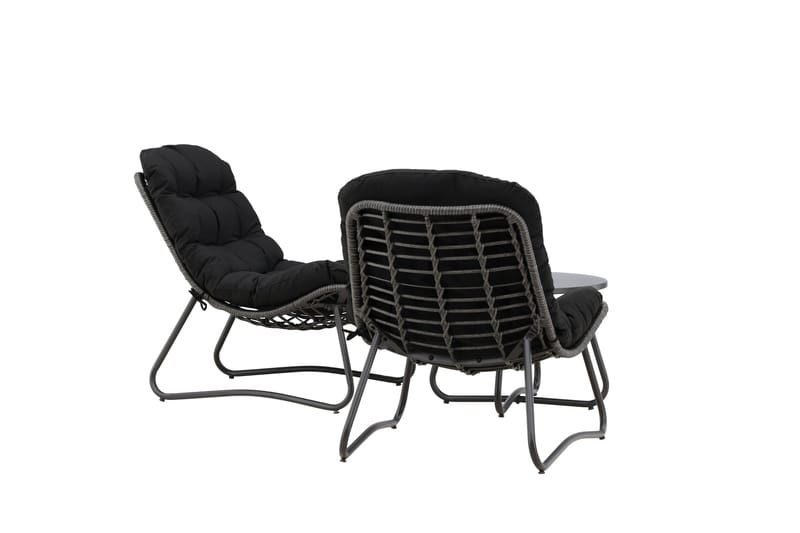 Cala Soffgrupp Utomhus 2-sits - Svart - Products - Utemöbler & utemiljö - Loungemöbler - Loungeset & loungegrupp