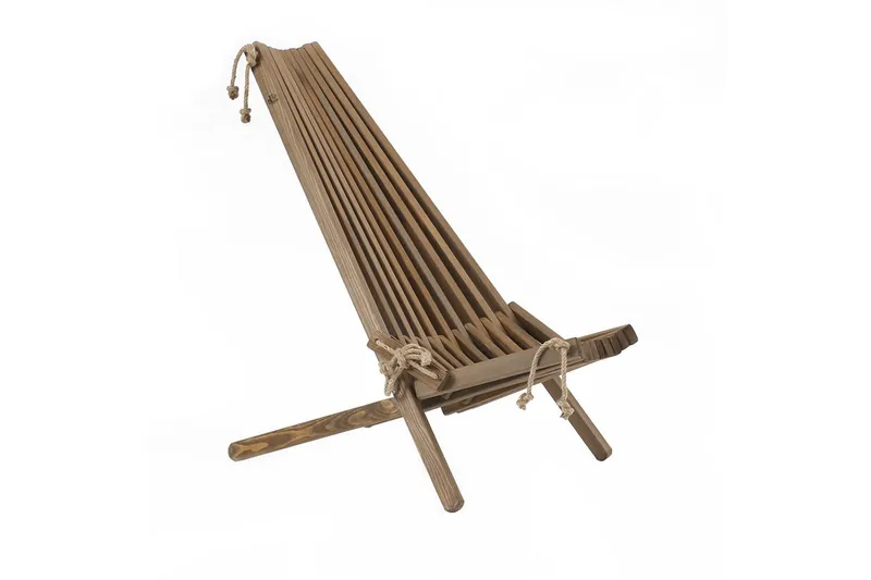 Ecochair EcoFurn Furu Brun Oljad - Furu Brun Oljad - Products - Utemöbler & utemiljö - Loungemöbler - Loungestol utomhus