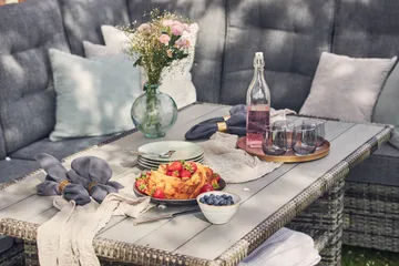 James Lyx Loungegrupp Vändbar - Grå / Svarta dynor - Products - Utemöbler & utemiljö - Loungemöbler - Loungeset & loungegrupp