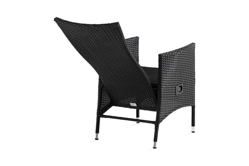 Jenny Matstol utomhus Ställbar - Justerbar Utefåtölj i Konstrotting - Svart - Products - Utemöbler & utemiljö - Loungemöbler - Loungestol utomhus