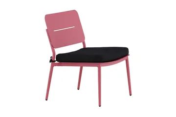 Lina Loungestol Utomhus med Dyna - Rosa - Products - Utemöbler & utemiljö - Loungemöbler - Loungestol utomhus