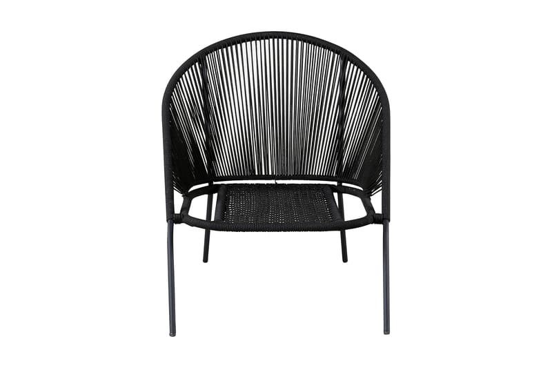 Lindos Utefåtölj Svart - Venture Home - Products - Utemöbler & utemiljö - Loungemöbler - Loungestol utomhus