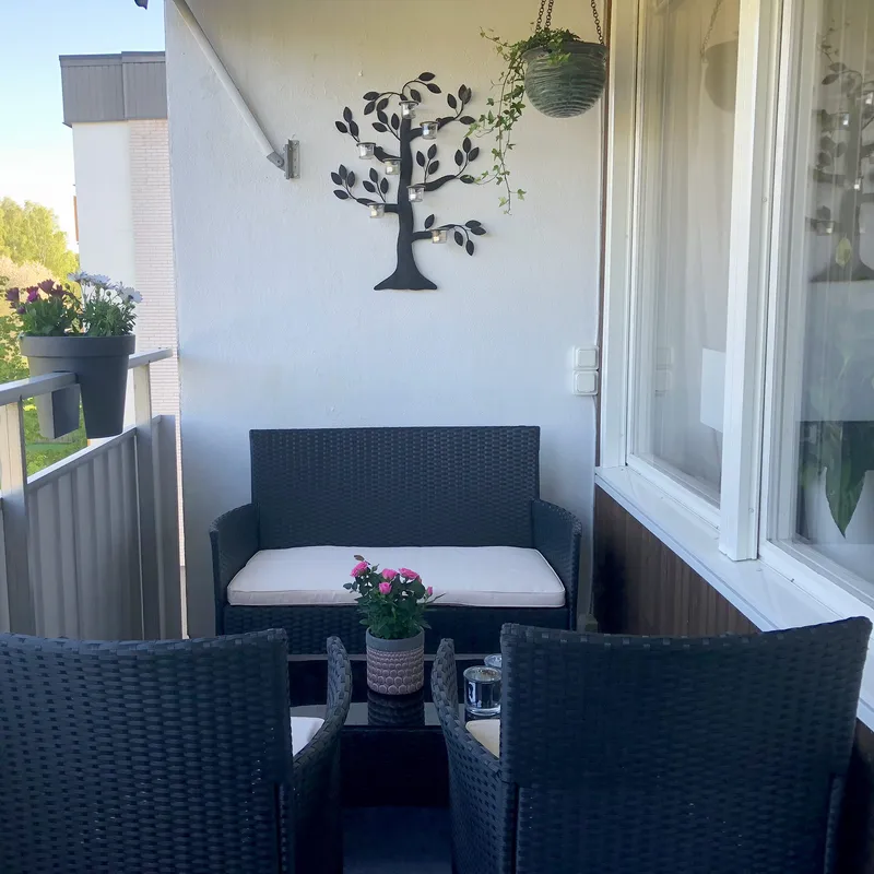 Litet loungeset för balkong | Lyfco Fjällbacka - Products - Utemöbler & utemiljö - Loungemöbler - Loungeset & loungegrupp