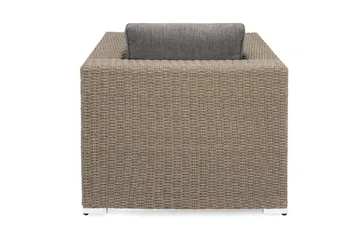 Marcus Loungefåtölj med Dyna - Utefåtölj Rotting Utemöbler - Grå - Products - Utemöbler & utemiljö - Loungemöbler - Loungestol utomhus