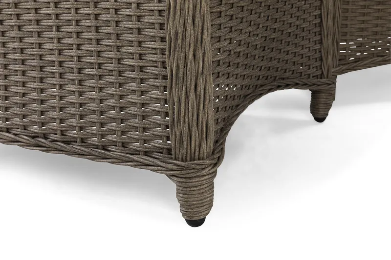 Marcus Soffgrupp 2-sits Ink. Fåtöljer - Brun / Gråa dynor - Products - Utemöbler & utemiljö - Loungemöbler - Loungeset & loungegrupp