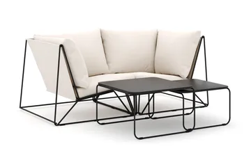 Usteryd utomhus rak 2-sits soffa