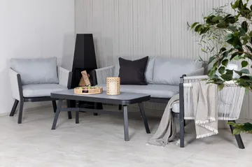 Virya Loungegrupp Utomhus 4-sits - Vit - Products - Utemöbler & utemiljö - Loungemöbler - Loungeset & loungegrupp