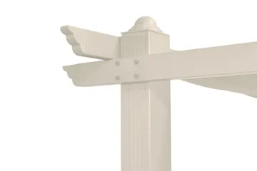 Porto Pergola 3x3 m i aluminium med tak för solskydd - Beige - Products - Utemöbler & utemiljö - Solskydd - Pergola