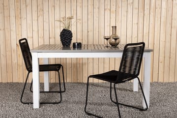 Albany Matbord Utomhus 152-210 cm - Grå/Vit - Products - Utemöbler & utemiljö - Utebord & trädgårdsbord - Matbord utomhus