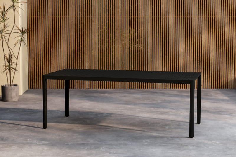 Giardini Matbord Utomhus 90x200 cm - Svart - Products - Utemöbler & utemiljö - Utebord & trädgårdsbord - Matbord utomhus