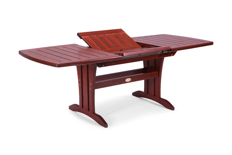 Hillerstorp Utebord 90x150/210 cm Furu - Mahognylaserad - Products - Utemöbler & utemiljö - Utebord & trädgårdsbord - Matbord utomhus