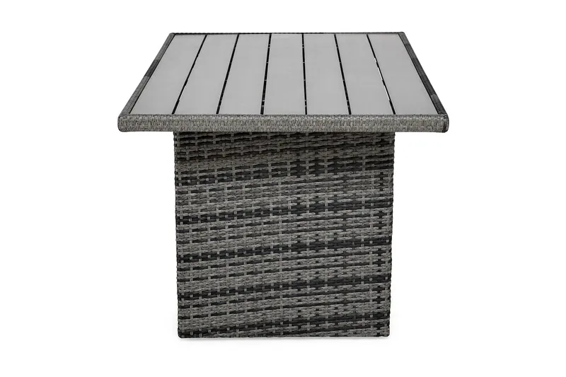 James Utebord 85x145 cm – Matbord utomhus i konstrotting med bordsskiva i Aintwood - Grå - Products - Utemöbler & utemiljö - Utebord & trädgårdsbord - Matbord utomhus