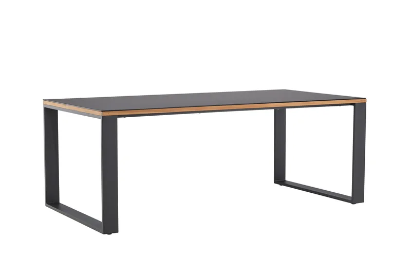 Aspvik Matbord 100x200 cm Svart - Svart - Products - Utemöbler & utemiljö - Utebord & trädgårdsbord - Matbord utomhus