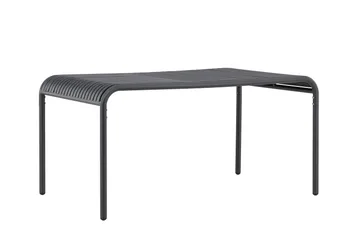 Gardeno Matbord Utomhus 90x150 cm utebord i aluminium - Svart - Products - Utemöbler & utemiljö - Utebord & trädgårdsbord - Matbord utomhus