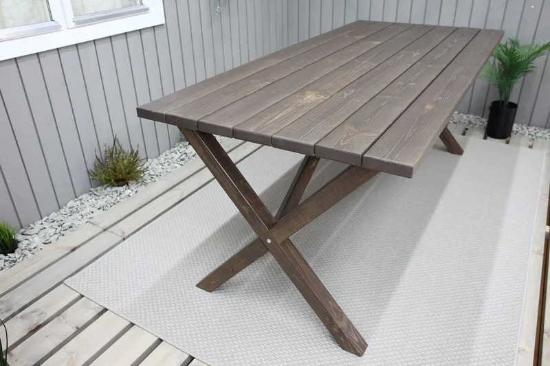 Scottsdale Matbord Utomhus 190 cm - Brun - Products - Utemöbler & utemiljö - Utebord & trädgårdsbord - Matbord utomhus