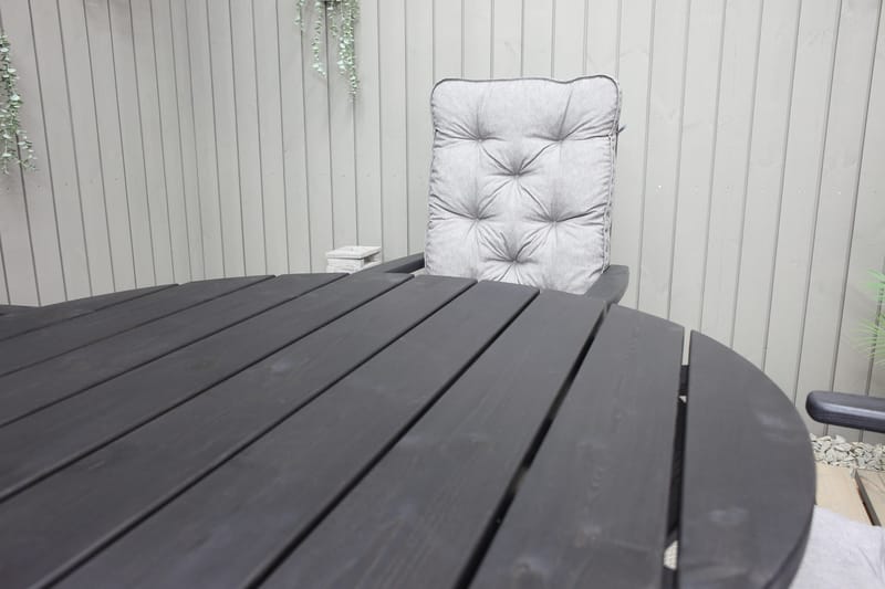 Scottsdale Matbord Utomhus Runt 112 cm - Kaffesvart - Products - Utemöbler & utemiljö - Utebord & trädgårdsbord - Matbord utomhus