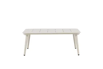 Lina Soffbord och Utebord 90 cm Aluminium - Vit - Products - Utemöbler & utemiljö - Utebord & trädgårdsbord - Loungebord & soffbord utomhus