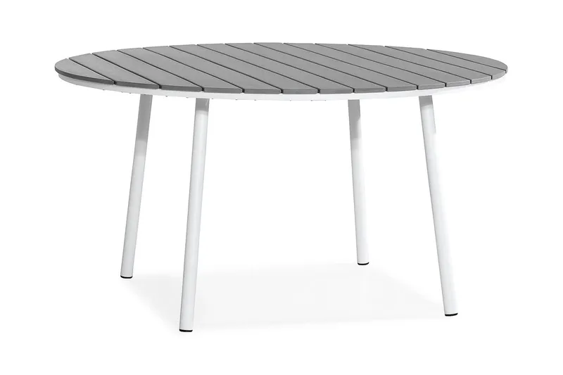 Tunis Runt Matbord Utomhus 140 cm - Träbord Utebord, Grå